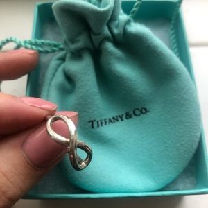 Authentic Tiffany and Co. Silver Infinity Ring